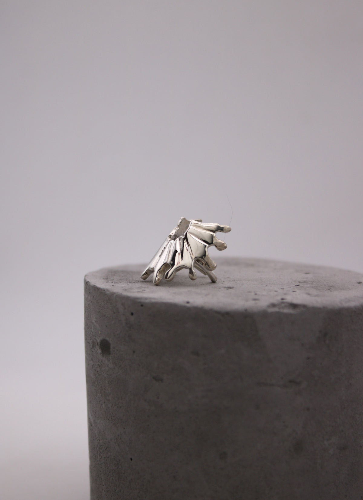 Ear Cuff Ήλιος, Ασήμι 925