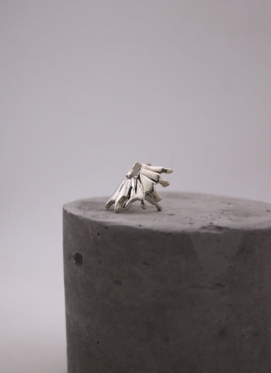 Ear Cuff Ήλιος, Ασήμι 925