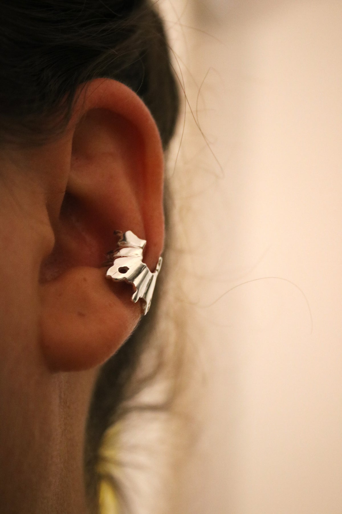 Ear Cuff Ήλιος, Ασήμι 925